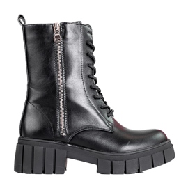 Genți de damă dantelate Shelovet pe platformă negru