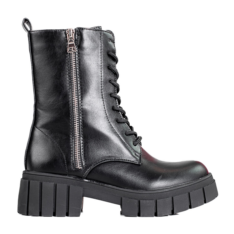 Genți de damă dantelate Shelovet pe platformă negru