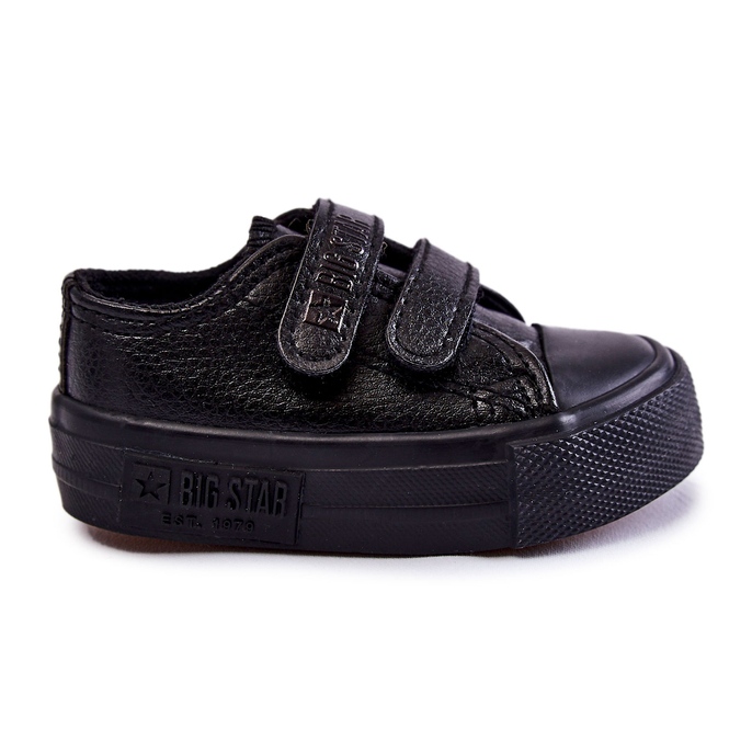 Pantofi Copii Piele Cu Velcro Big Star KK374090 Negru Pantofi Copii Piele Cu Velcro Big Star KK374090 Negru