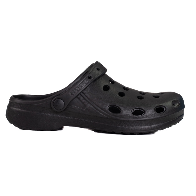 Papuci negri Shelovet pentru bărbați ușori negru