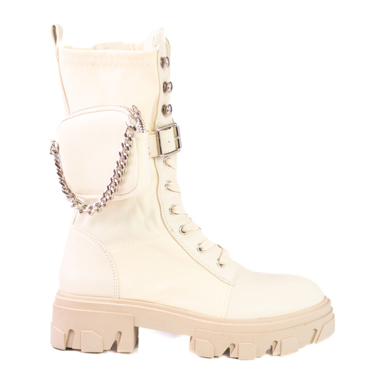 Genți de damă bej cu o geantă Shelovet