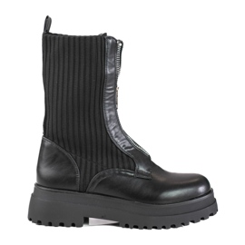 Genți de damă Shelovet negre cu fermoar negru