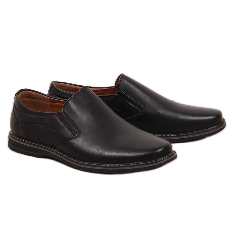 News Pantofi slip-on bărbați negri Noutăți negru