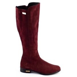 Olivier Cizme la modă Klara burgundy roșu Olivier Cizme la modă Klara burgundy roșu