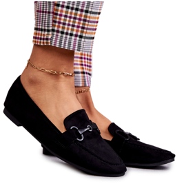 FB2 Mocasini negri Roddie Classic din piele intoarsa negru FB2 Mocasini negri Roddie Classic din piele intoarsa negru