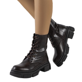 Cizme Holcomb maro mat