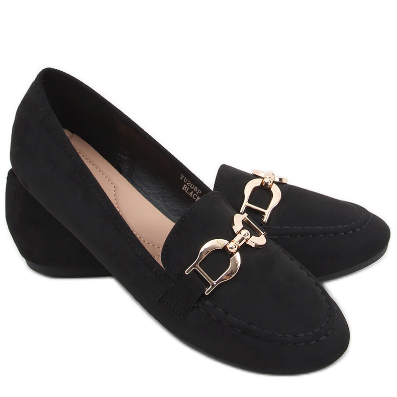 Mocasini de dama Catalina Black negru