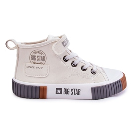 Pantofi înalți pentru copii Big Star KK374015 Alb