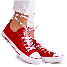 Pantofi de damă Material Big Star KK274104 Roșu roşu