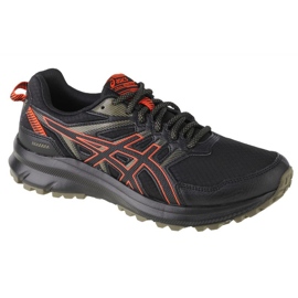 Pantofi de alergare Asics Trail Scout 2 M 1011B181-007 negru portocale de aur