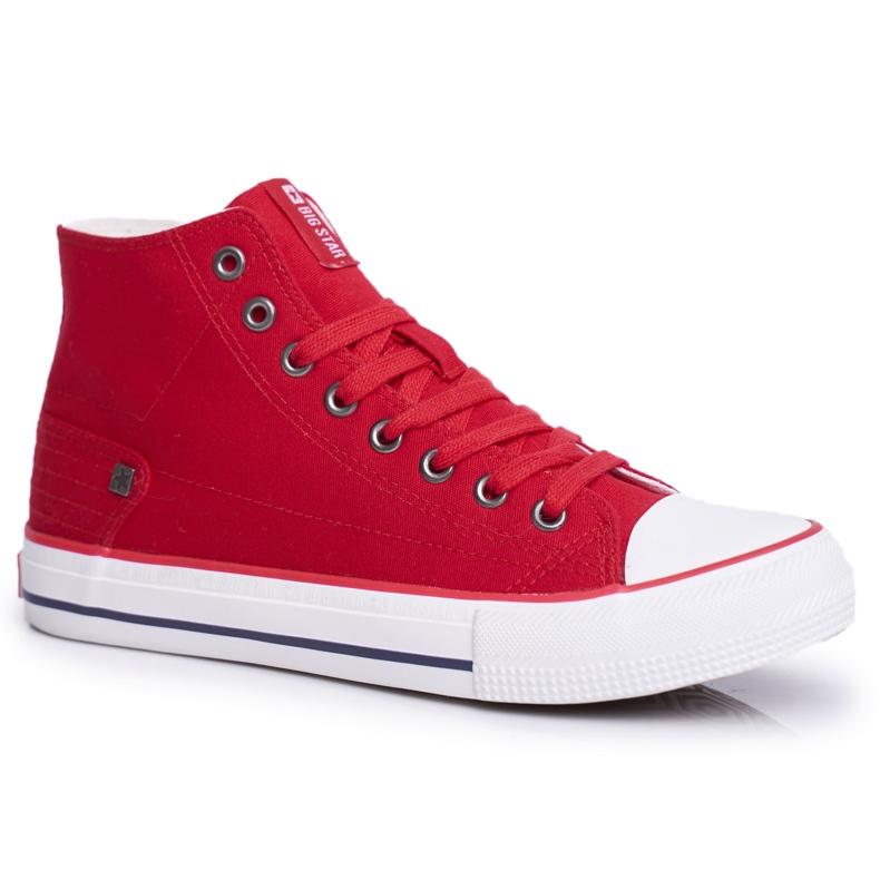 Adidași pentru femei Big Star High Red DD274334 roșu