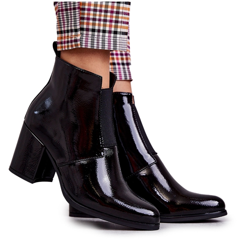 PL4 Cizme Clasice Lăcuite La.Fi 260035B-LA Negru PL4 Cizme Clasice Lăcuite La.Fi 260035B-LA Negru