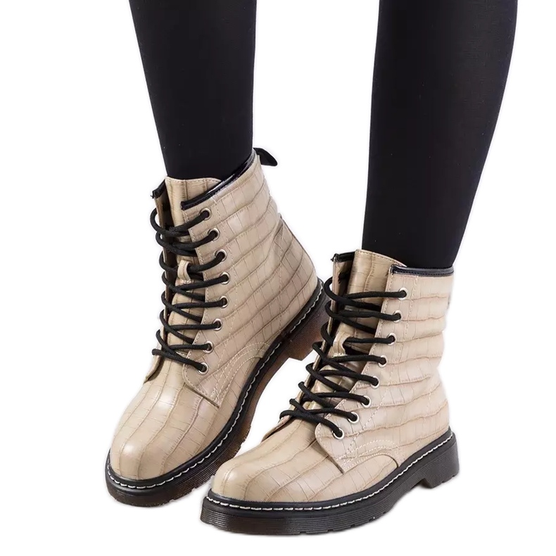 Cizme de drumeție de damă bej Norte Cizme de drumeție de damă bej Norte