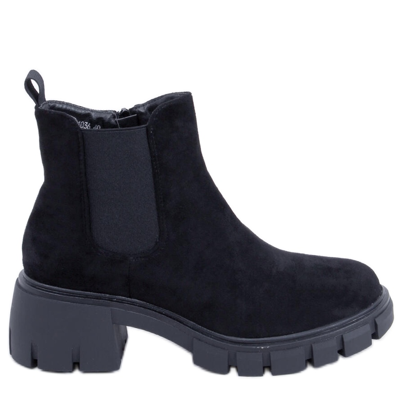 Cizme Chelsea dama Aime Black negru