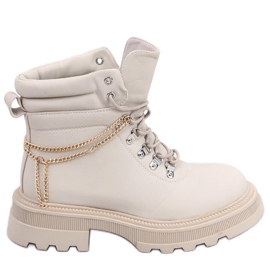 PA1 Cizme Hudson Beige Trapper bej