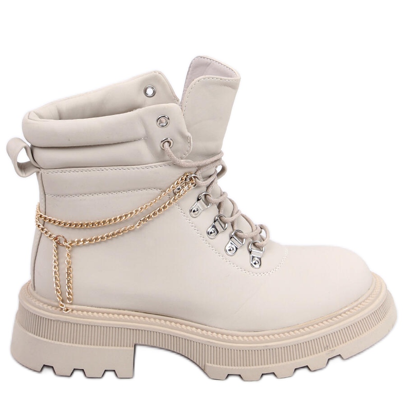 PA1 Cizme Hudson Beige Trapper bej