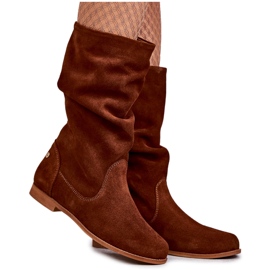 Ghete de Damă din piele intoarsa Maciejka 05057-29 Rosie maro Ghete de Damă din piele intoarsa Maciejka 05057-29 Rosie maro