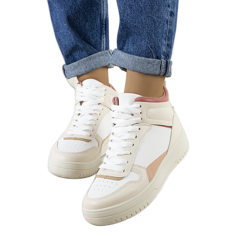 Tenisi crem pentru glezna Adite bej Tenisi crem pentru glezna Adite bej