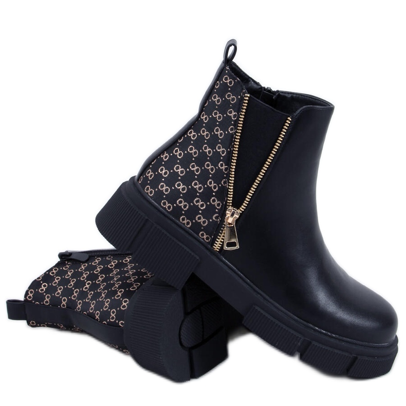 BM Cizme Ariana Black Jodhpur negru BM Cizme Ariana Black Jodhpur negru