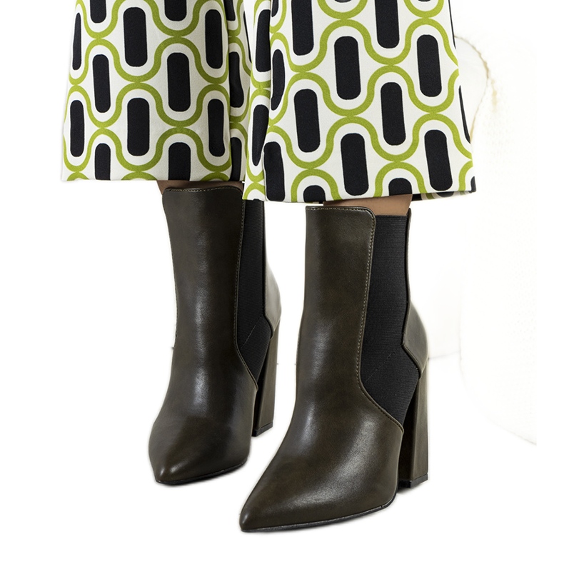 Cizme chelsea verzi pe postul Hamilt verde