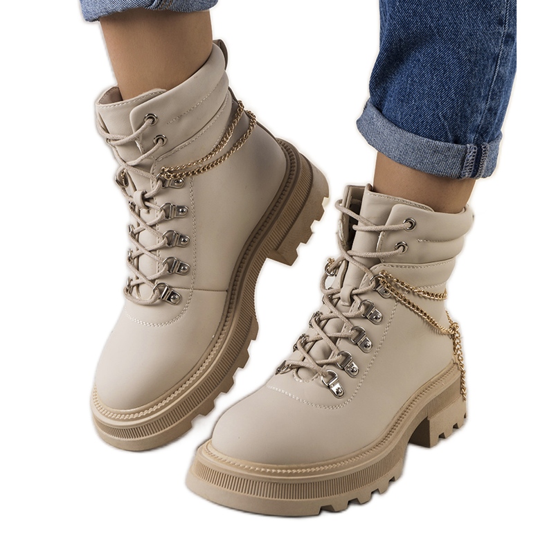 Cizme de drumeție de damă bej Zezig Cizme de drumeție de damă bej Zezig