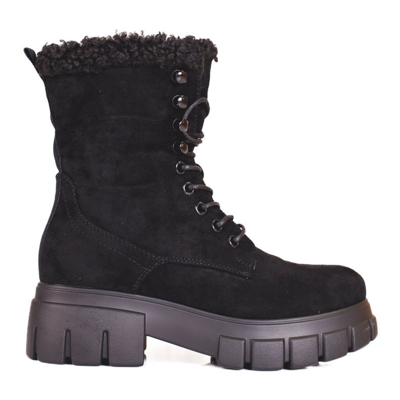 Lucrători negri izolați Shelovet pentru femei negru