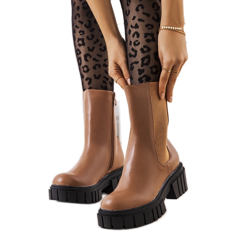 Cizme de dama maro Melika Cizme de dama maro Melika