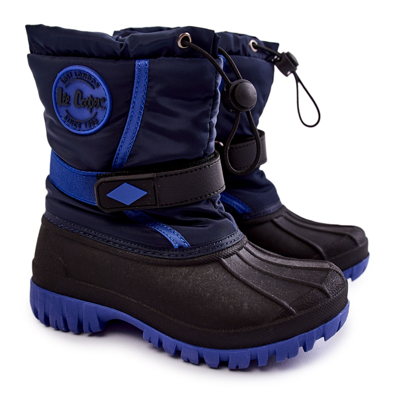 Cizme de zăpadă calde pentru copii Lee Cooper LCJ-21-44-0522 Bleumarin negru albastru marin Cizme de zăpadă calde pentru copii Lee Cooper LCJ-21-44-0522 Bleumarin negru albastru marin