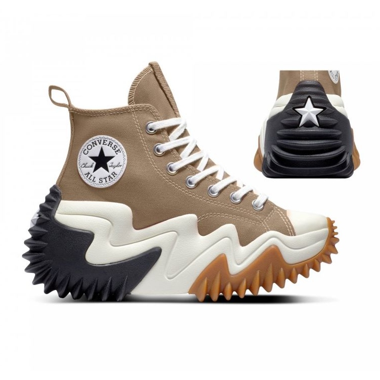 Platformă Converse Run Star Motion Canvas W A00851C maro