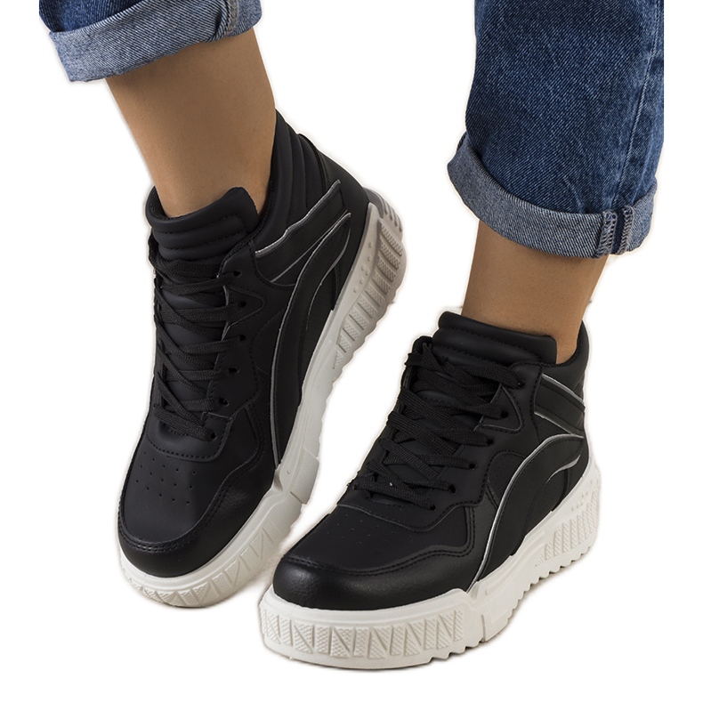 Tenisi negri Clyme la glezna negru