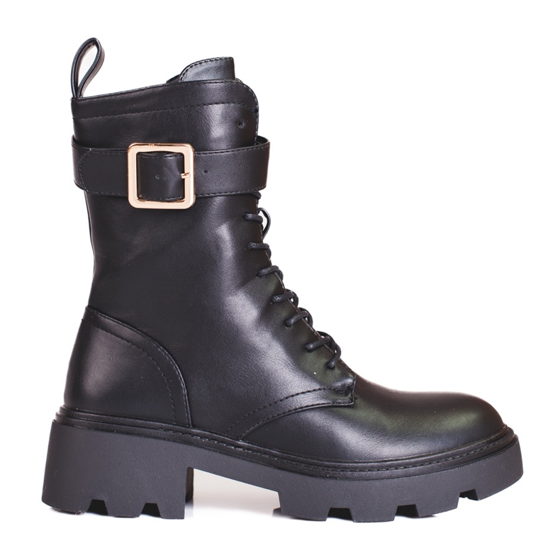 Genți înalte de damă cu cataramă Shelovet negru