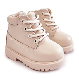 Ghete Warm Trappers pentru copii Dexter bej deschis Ghete Warm Trappers pentru copii Dexter bej deschis