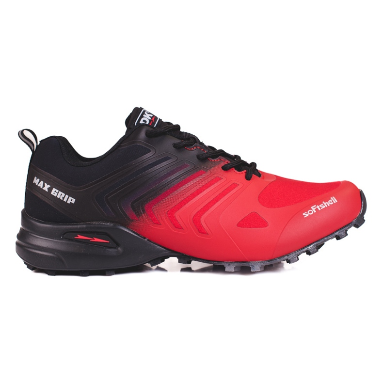 Pantofi de trekking DK negri și roșii negru roșu Pantofi de trekking DK negri și roșii negru roșu