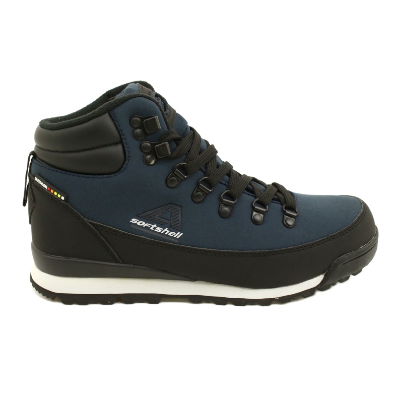 American Club Cizme americane de trekking de iarna cu membrana WT61.Albastru marin negru