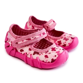 BEFADO S.A. Papuci balerina Befado Butterflies 109P257 Roz BEFADO S.A. Papuci balerina Befado Butterflies 109P257 Roz