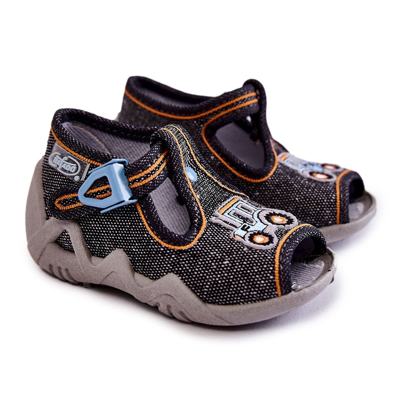 BEFADO S.A. Sandale Copii Papcie Befado Tractor 217P111 Gri Inchis