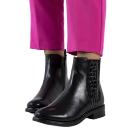Cizme negre Rotherham negru