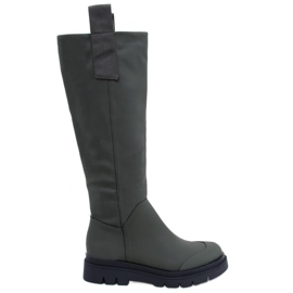 BM Cizme de călărie Gibbs Army Green pentru femei verde BM Cizme de călărie Gibbs Army Green pentru femei verde