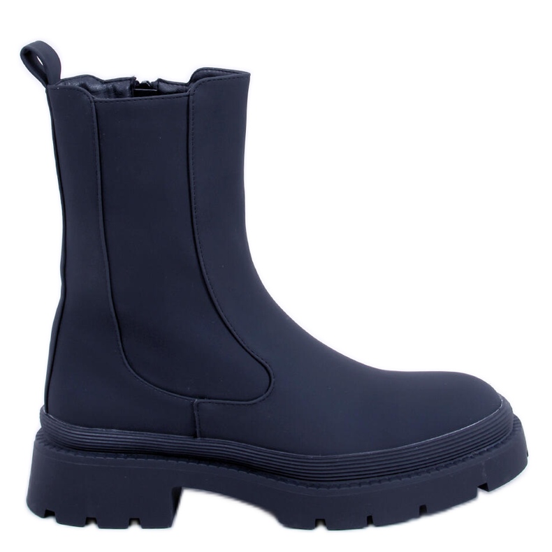 BM Cizme Chelsea Carmit Black negru