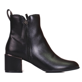 Cizme de dama clasice Shelovet negre negru Cizme de dama clasice Shelovet negre negru
