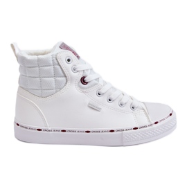 Pantofi de damă înalți Cross Jeans KK2R4060C Alb