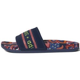 Papuci Adidas Adilette Comfort W GV7086 albastru marin multicolor Papuci Adidas Adilette Comfort W GV7086 albastru marin multicolor