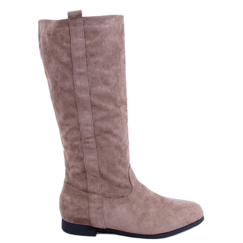 PA1 Cizme plate Flatty Khaki bej