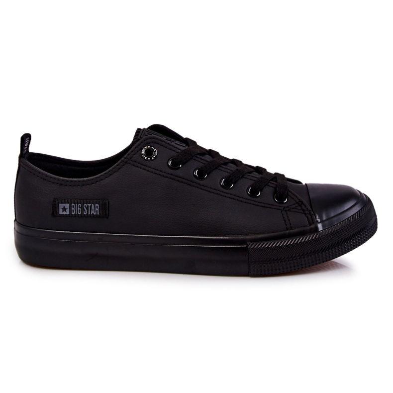 Pantofi de piele pentru bărbați Big Star KK174009 Negru