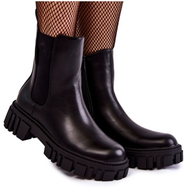 Cizme Workery Cross Jeans KK2R4069C Negru Cizme Workery Cross Jeans KK2R4069C Negru