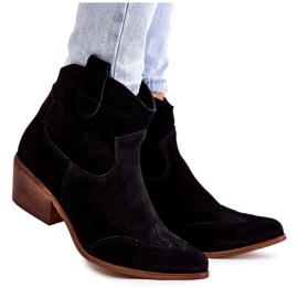 Lewski Shoes Ghete de damă pantofi Spitz Lewski 3236 negru Lewski Shoes Ghete de damă pantofi Spitz Lewski 3236 negru