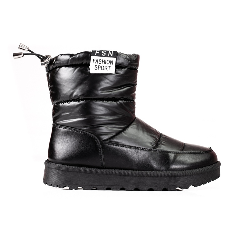 W. Potocki Cizme de zăpadă Potocki de damă cu fețe joase negre negru W. Potocki Cizme de zăpadă Potocki de damă cu fețe joase negre negru