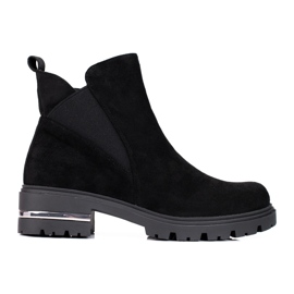 W. Potocki Cizme Chelsea negre pentru femei Potocki negru