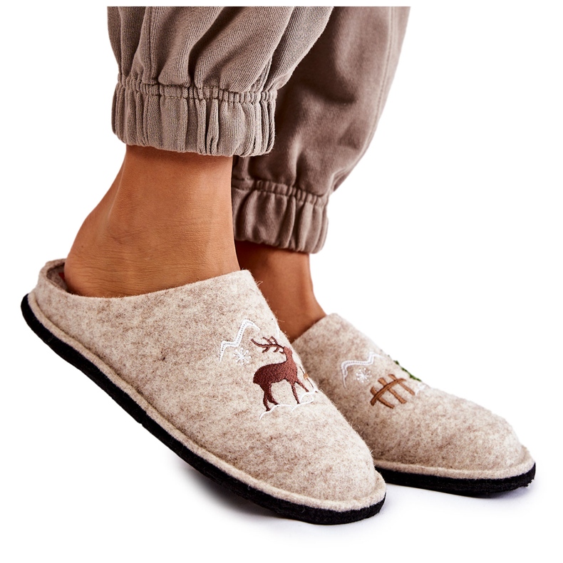 Papuci de casă Big Star KK276016 Bej