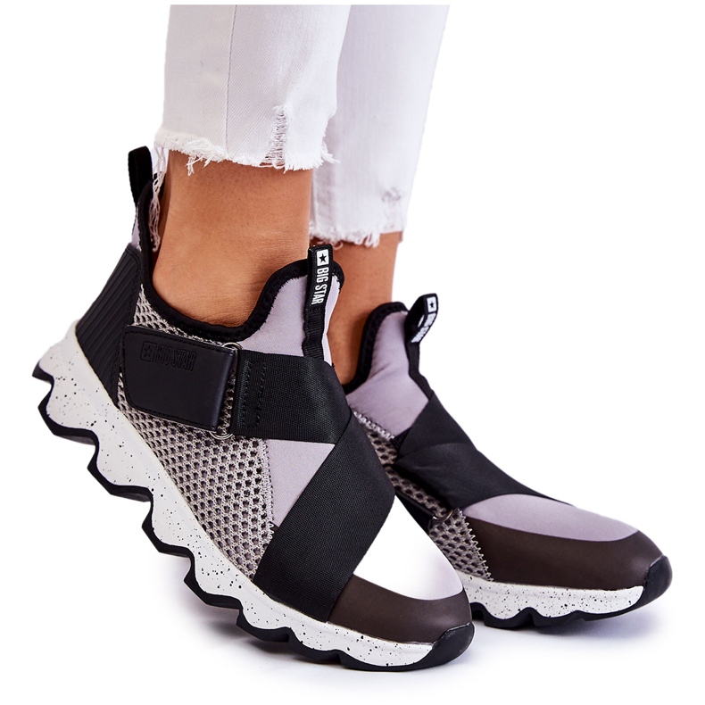 Pantofi de damă Big Star KK274546 Gri-Negru